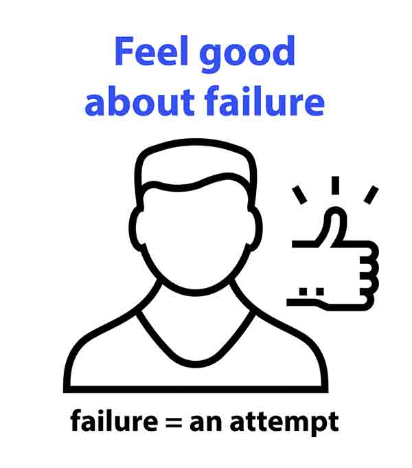 feel good about failure